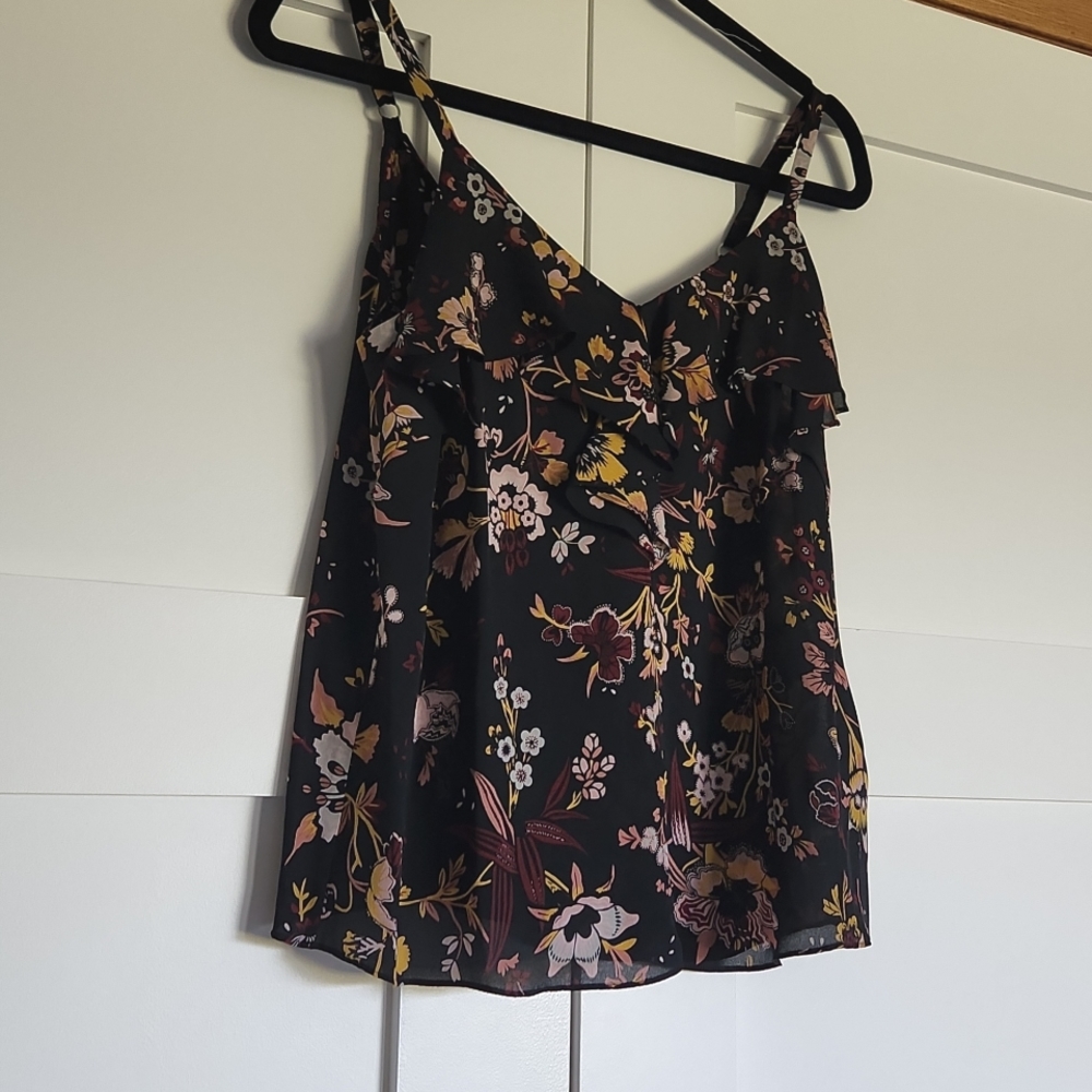 NWT A.L.C Silk floral tank cami